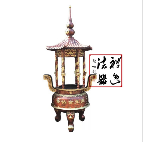 鑄鐵圓形帶蓋香爐圖片/鑄鐵圓形帶蓋香爐樣板圖 (1)