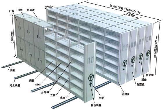 海口厂家直销办公铁皮柜文件柜 密集柜充电柜 更衣柜药柜展览柜图片