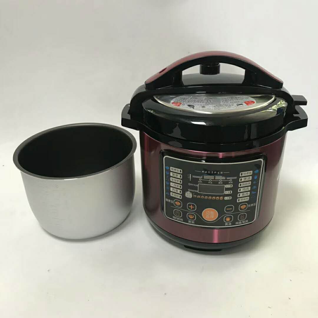供應(yīng)多功能電壓力鍋JHY—B104壓力電飯煲新品無(wú)水燉*禮品5L壓力鍋