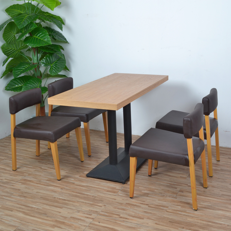 貼木皮餐桌圖片/貼木皮餐桌樣板圖 (4)