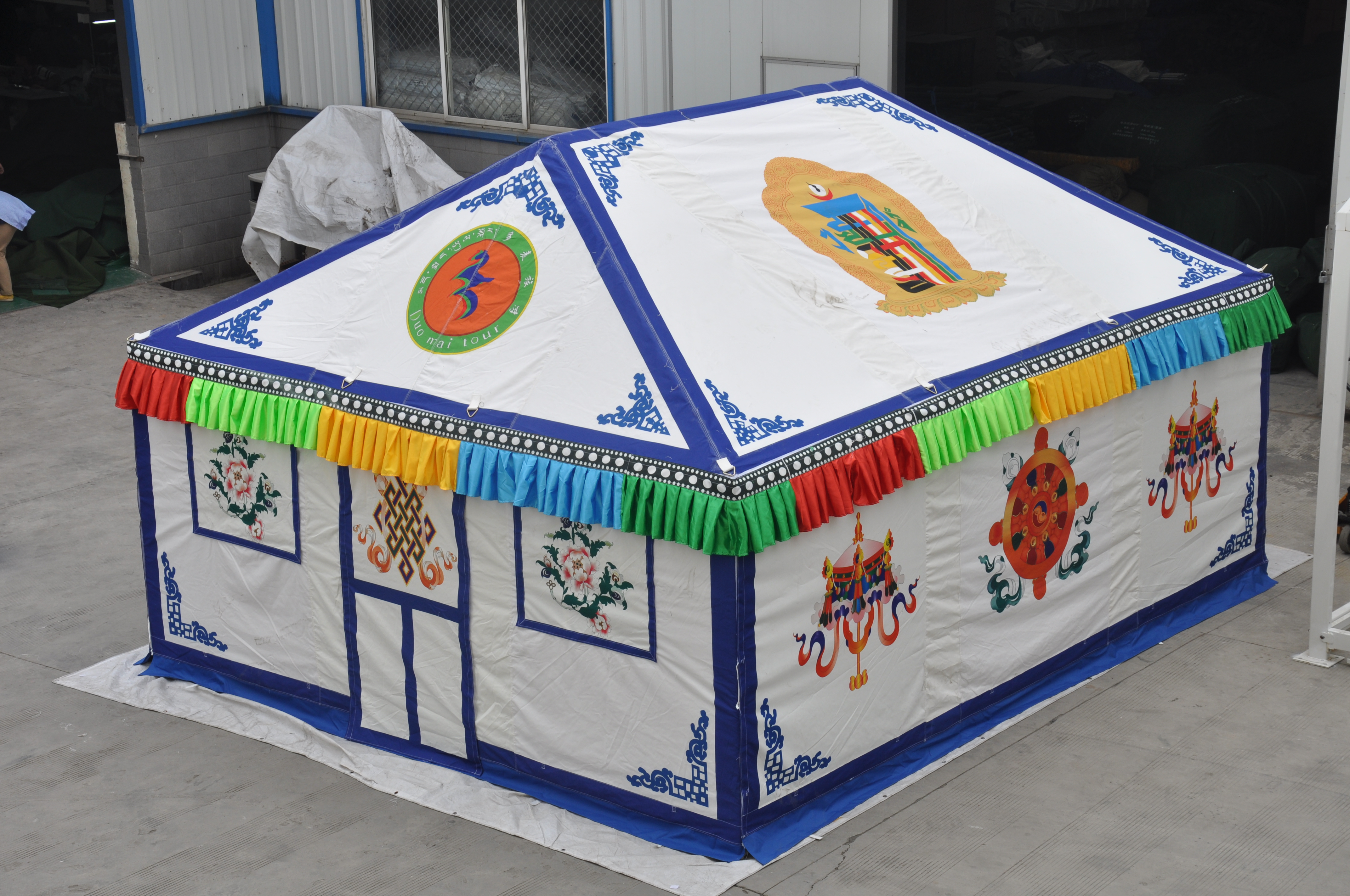 酒店式印花帳篷圖片/酒店式印花帳篷樣板圖 (3)