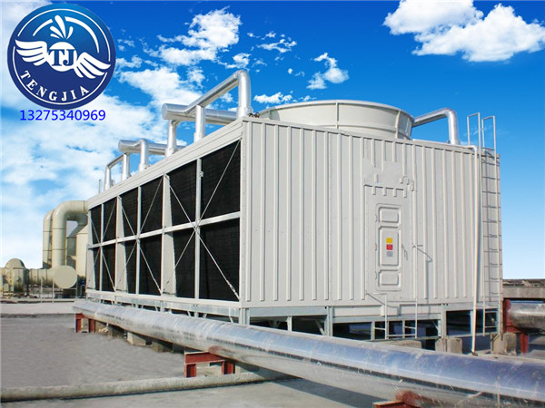 方形玻璃鋼冷卻塔，玻璃鋼冷卻塔廠圖片