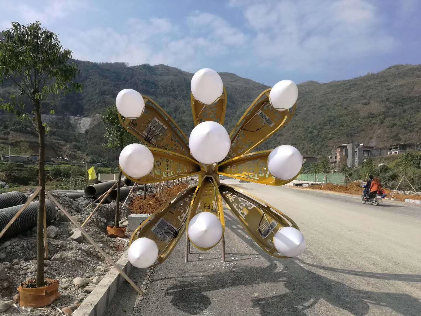 LED玉蘭燈庭院戶(hù)外燈中華道路燈