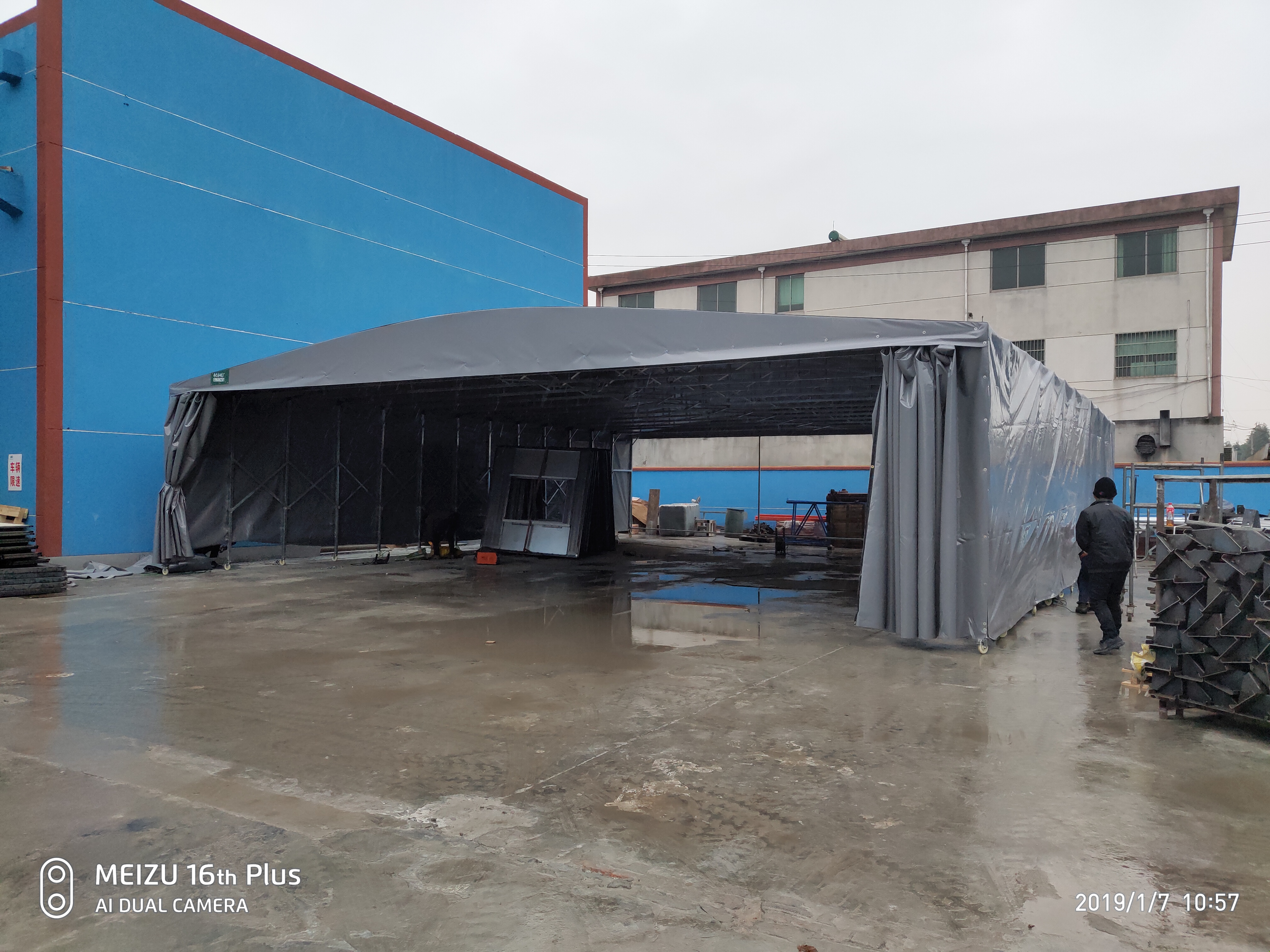 推拉蓬供應(yīng)圖片/推拉蓬供應(yīng)樣板圖 (2)