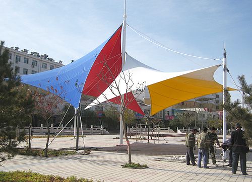 戶外張拉膜圖片/戶外張拉膜樣板圖 (3)