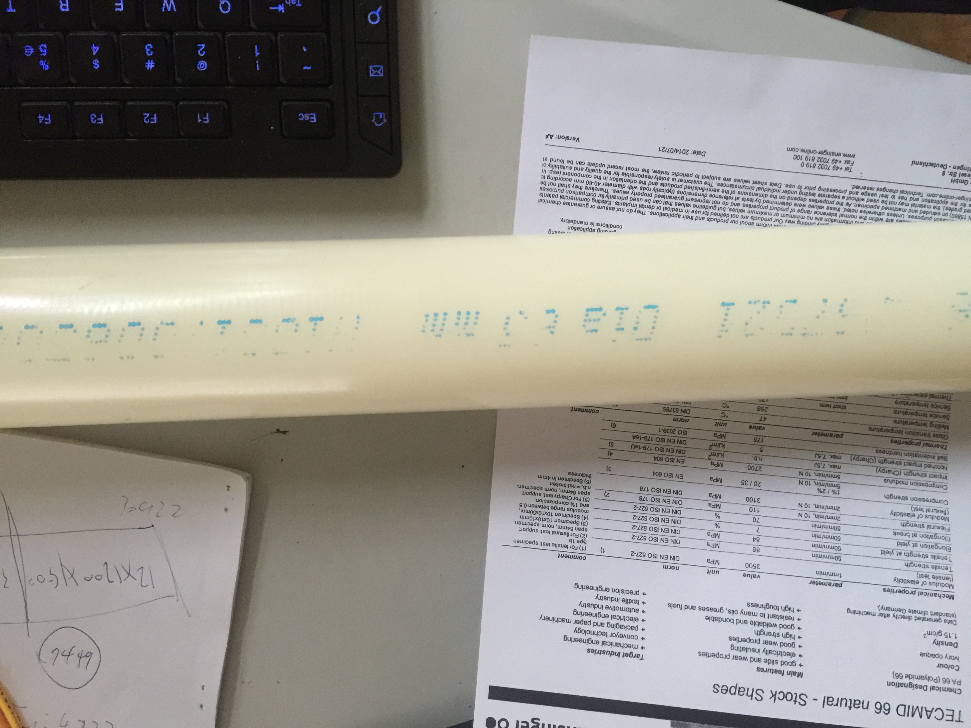 尼龍棒，單體澆鑄尼龍棒【進(jìn)口PA66棒】加玻纖GF30棒