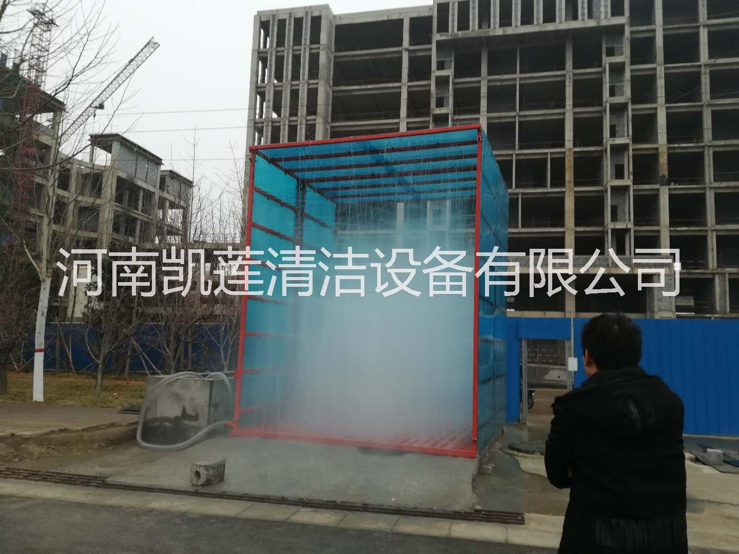 迈极MO-100T工程洗轮机，湖南建筑工地封闭式全车清洗机图片