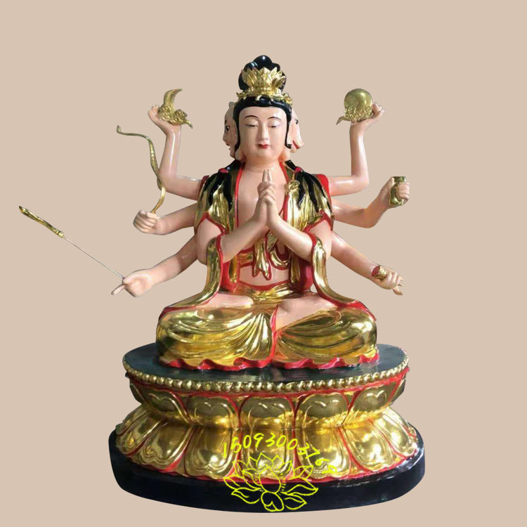 玻璃鋼先天斗姆元君神像圖片/玻璃鋼先天斗姆元君神像樣板圖 (1)