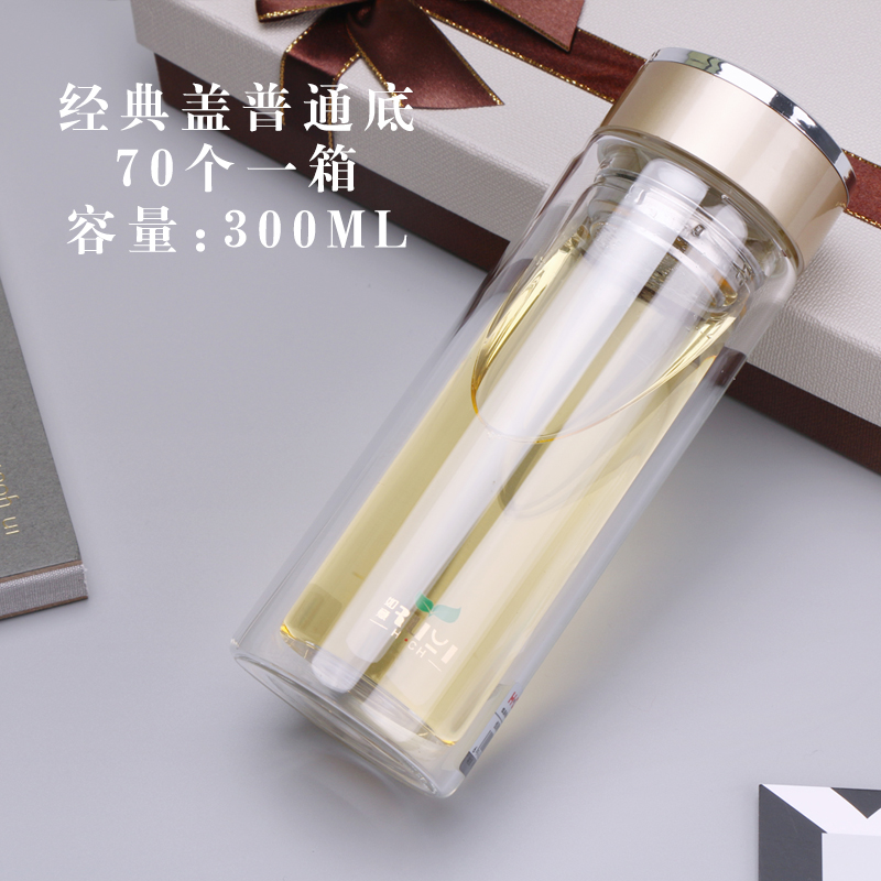 雙層玻璃杯批發(fā) 耐熱加厚透明水杯圖片/雙層玻璃杯批發(fā) 耐熱加厚透明水杯樣板圖 (2)