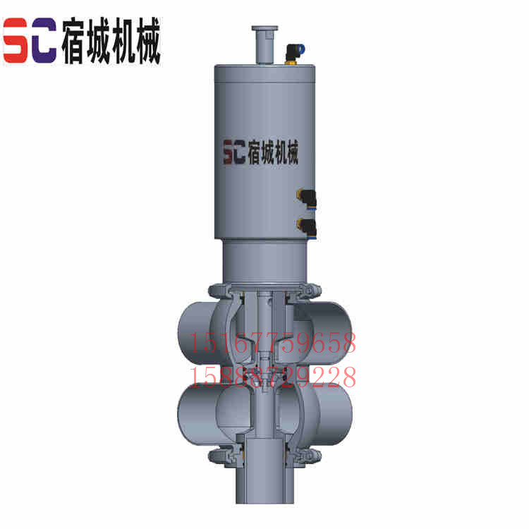 雙座防混閥 衛(wèi)生級(jí)雙座防混閥圖片/雙座防混閥 衛(wèi)生級(jí)雙座防混閥樣板圖 (2)