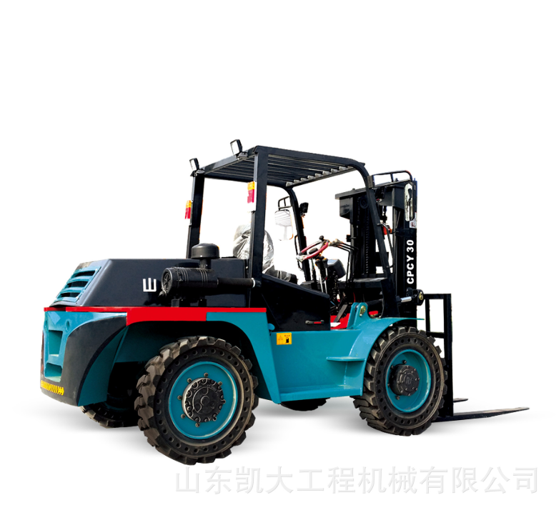建筑工地用四驅(qū)越野叉車 坡地行走圖片/建筑工地用四驅(qū)越野叉車 坡地行走樣板圖 (2)