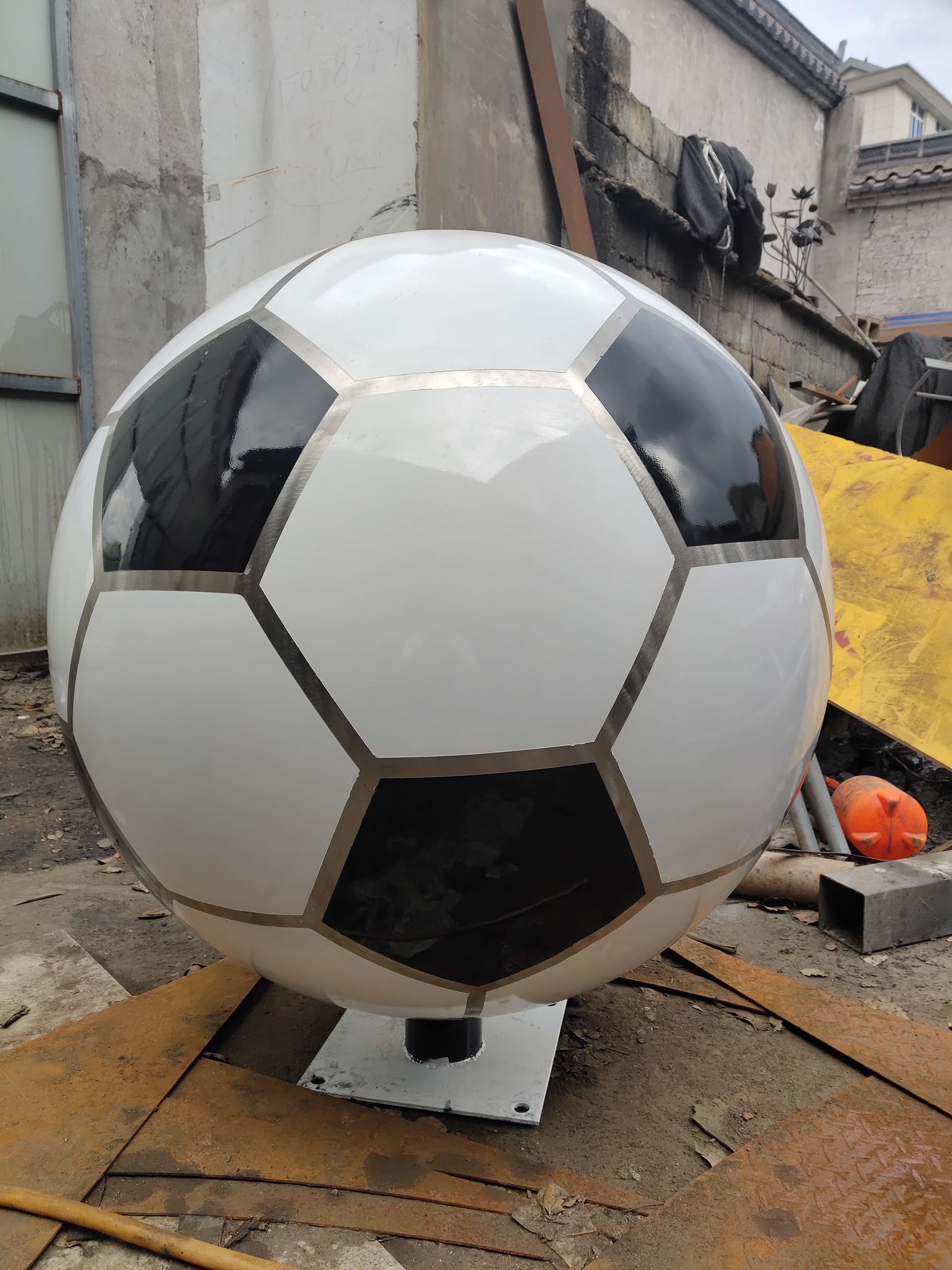 不銹鋼足球圖片/不銹鋼足球樣板圖 (2)