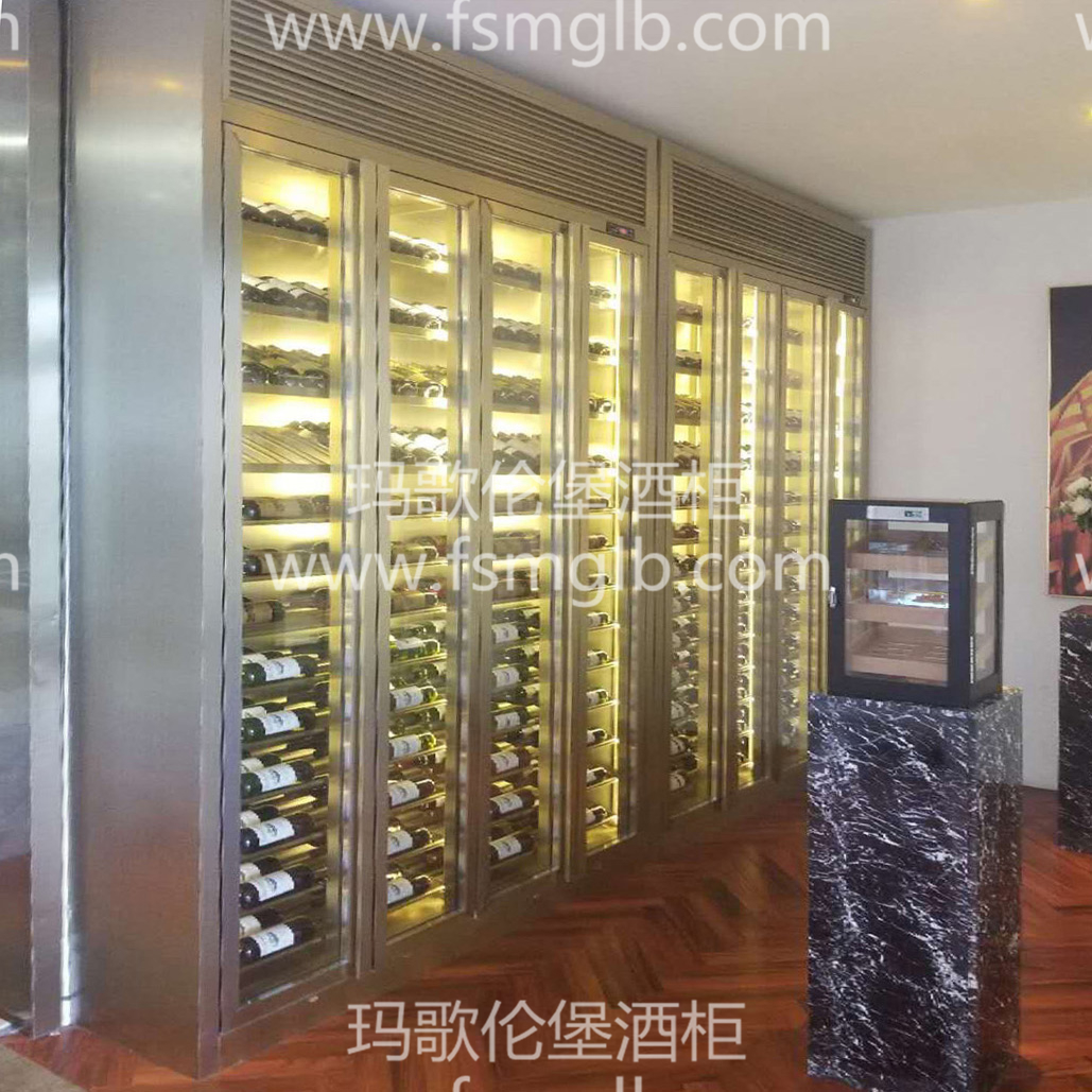 不銹鋼酒柜定制圖片/不銹鋼酒柜定制樣板圖 (4)
