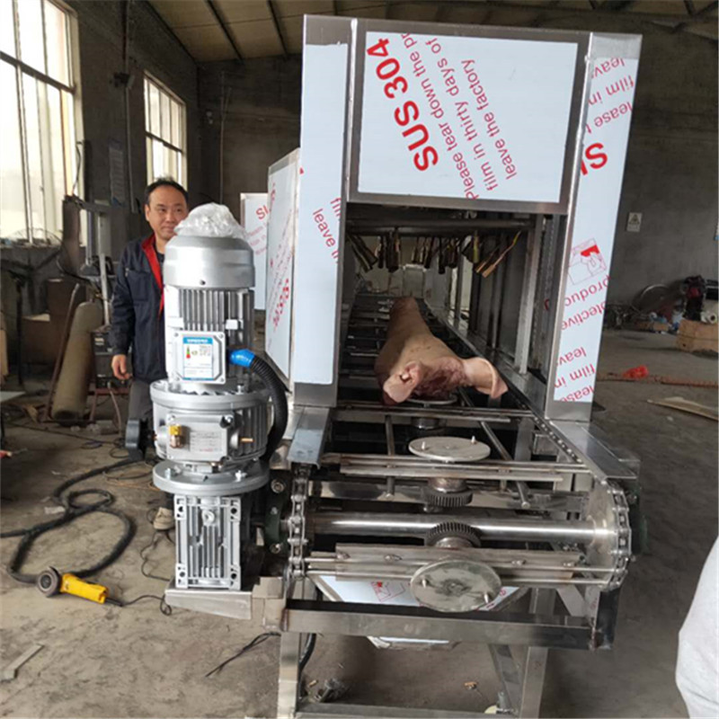 全自動(dòng)五花肉燒毛機(jī)圖片