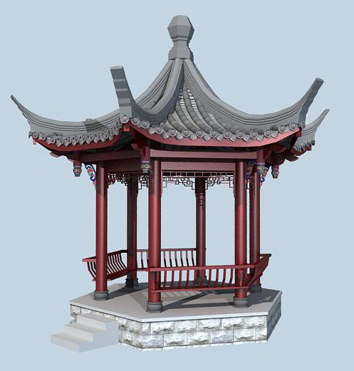 古建筑六角亭報價 亭子報價圖片