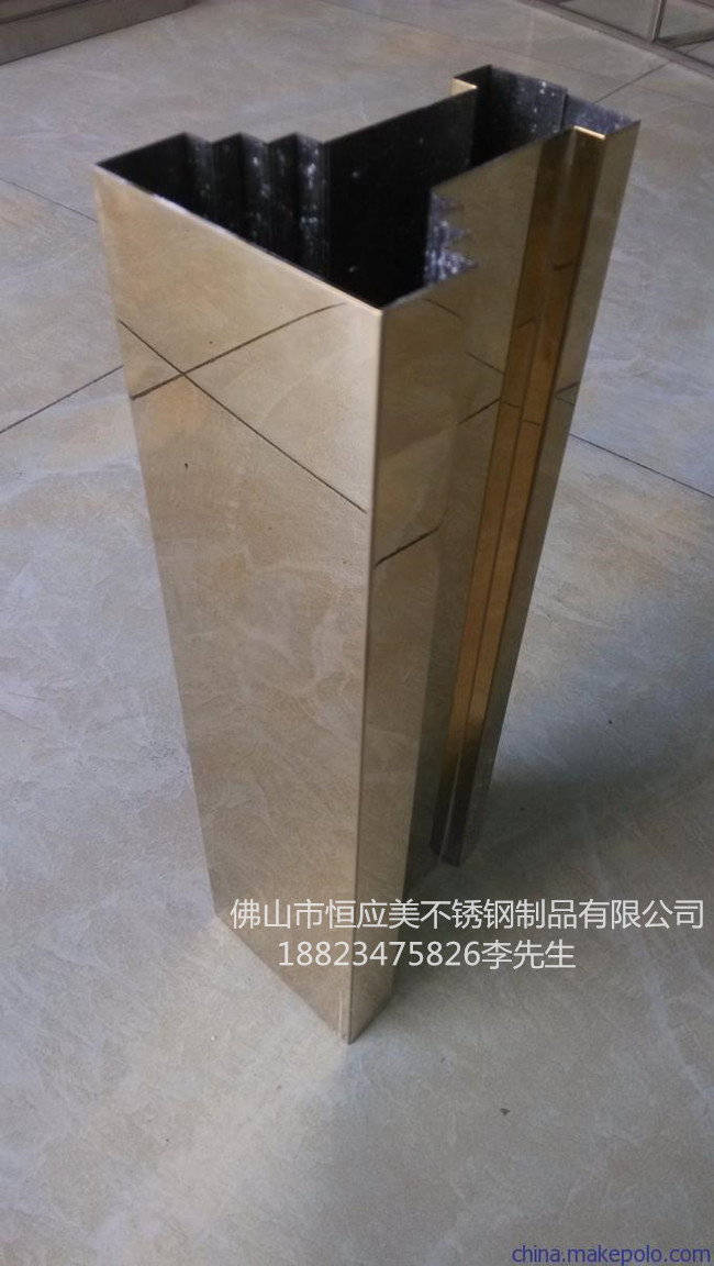 不銹鋼異形線條定制、酒店腰線條圖片