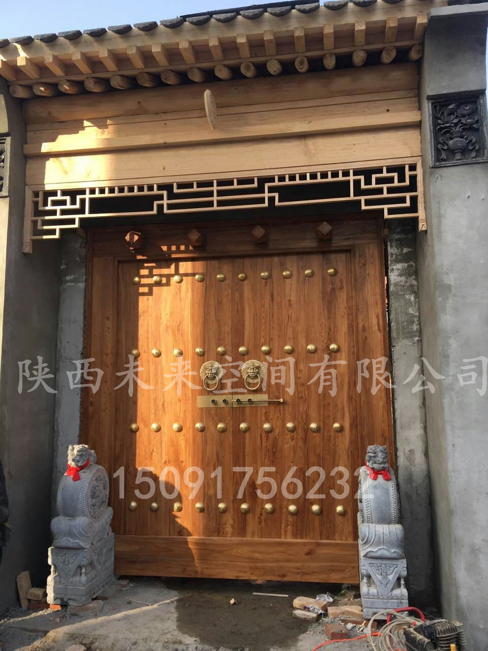 榆木大門圖片/榆木大門樣板圖 (4)