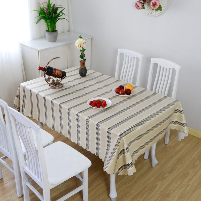 廠家直供清新防水防油污桌布家居圖片