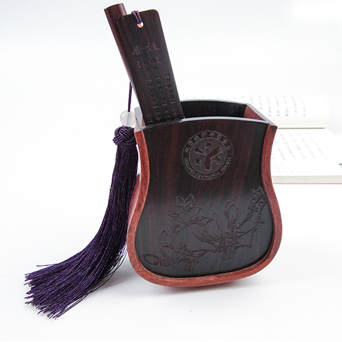 紅木商務(wù)禮品定制筆筒有文化有創(chuàng)意是禮品更是藏品「思享大師」