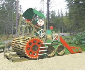 木制塑料拓展大型游樂設(shè)備 幼兒園圖片