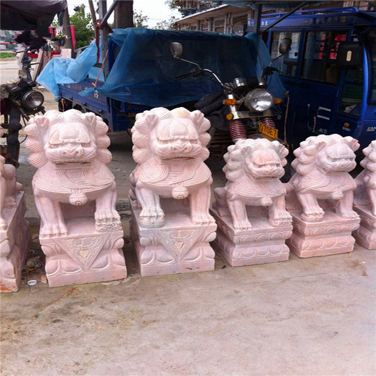 雕刻大理石石獅子 石雕石獅子有什么作用