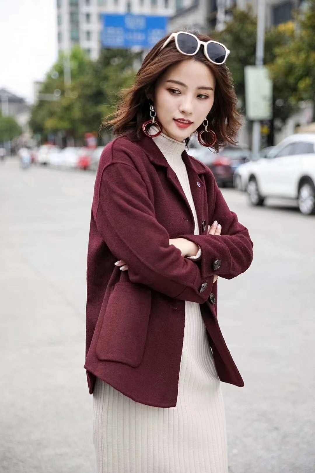 風(fēng)衣外套，雙面呢大衣，女裝圖片/風(fēng)衣外套，雙面呢大衣，女裝樣板圖 (4)