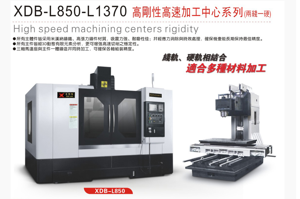高速高精硬軌加工中心圖片/高速高精硬軌加工中心樣板圖 (3)