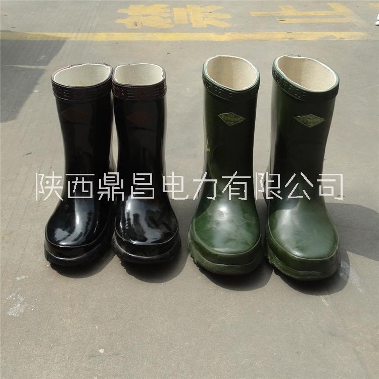 高壓絕緣靴35KV絕緣雨鞋耐磨防滑絕緣靴高壓電工雨靴橡膠鞋礦山靴 高壓絕緣靴