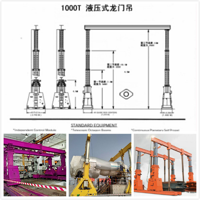 液压龙门吊出租，液压龙门吊出租公司，液压龙门吊大型拆装卸搬迁