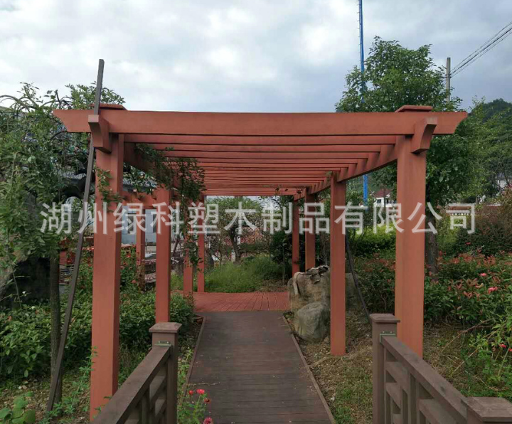 生態(tài)木葡萄架圖片/生態(tài)木葡萄架樣板圖 (3)