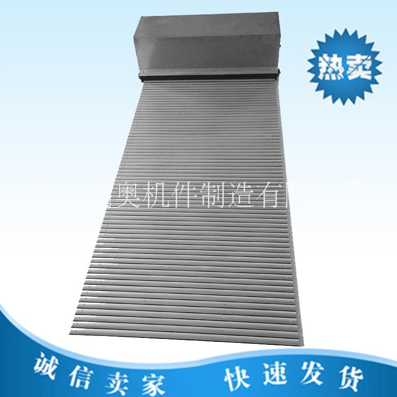 卷簾防護(hù)罩加工定制 卷簾防護(hù)罩 機(jī)床 伸縮式自動(dòng) 風(fēng)琴鋼板 不銹鋼防護(hù)罩