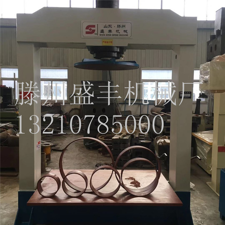 叉車實心胎壓胎機 160噸維修裝配 滕州盛豐機械供應 160噸實心壓胎機
