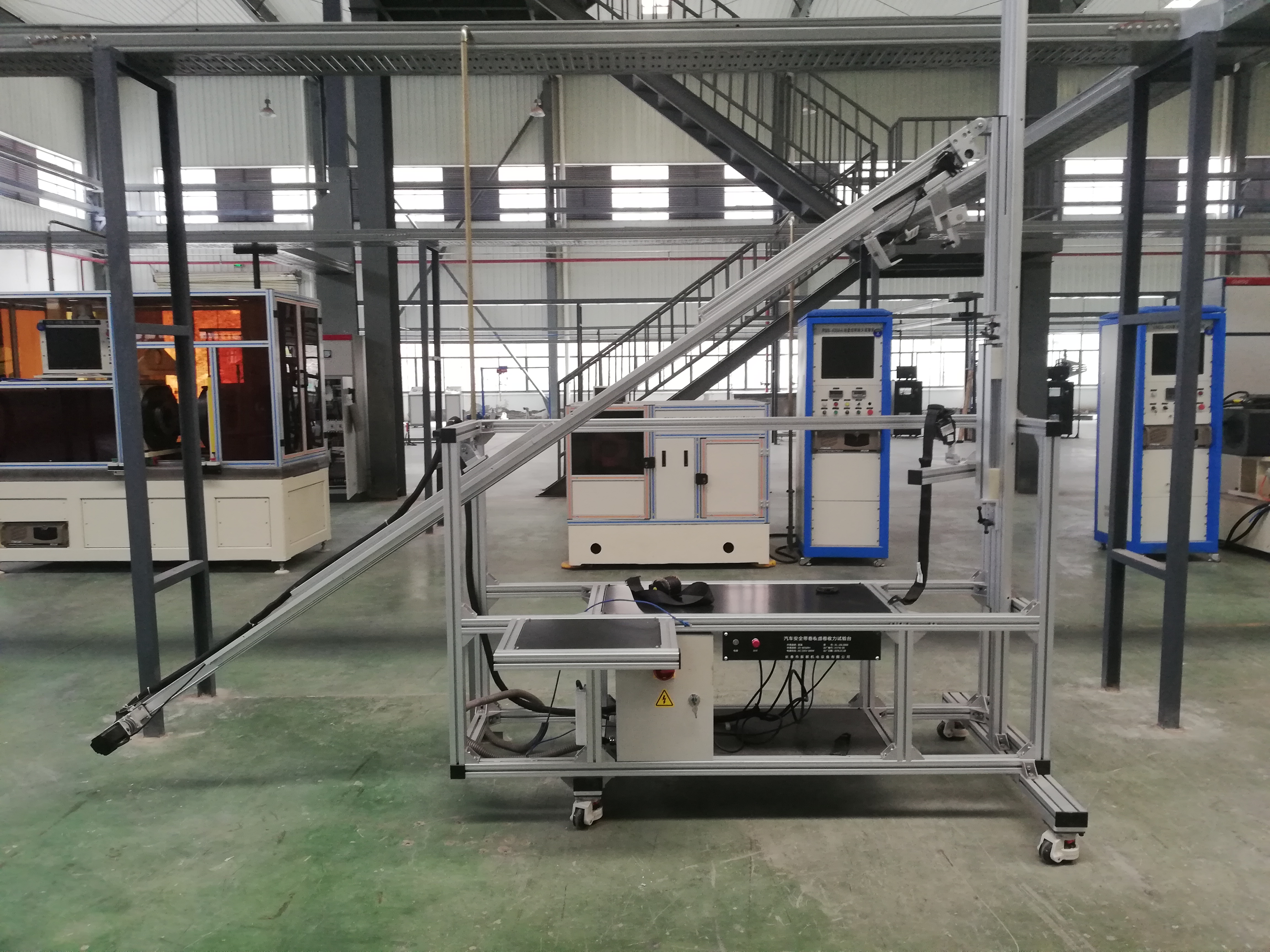 汽車安全帶卷收器卷收力試驗臺圖片