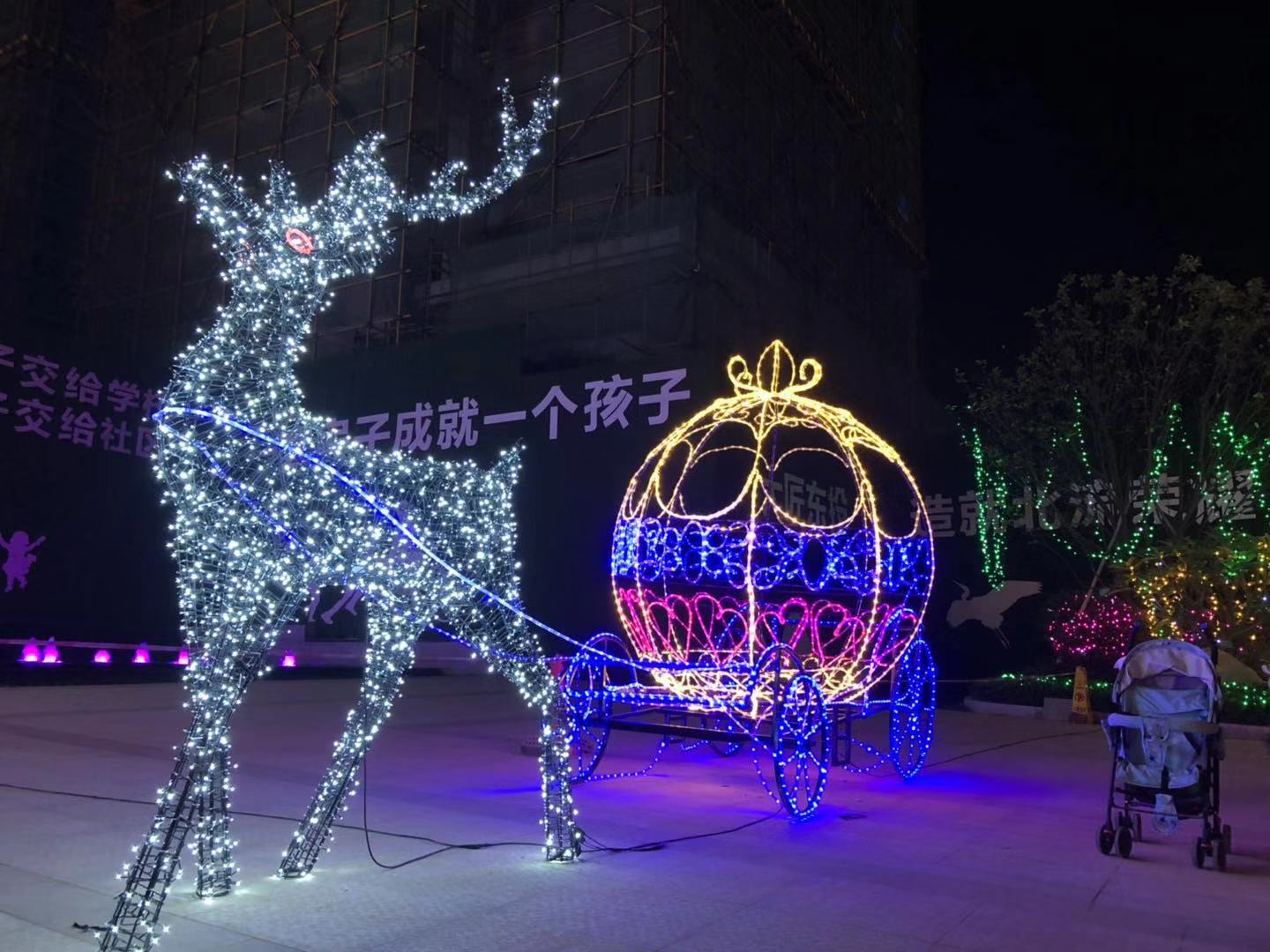貴州貴陽燈光展出租制作燈光節(jié)租賃價格燈光秀布置地產(chǎn)園林亮化