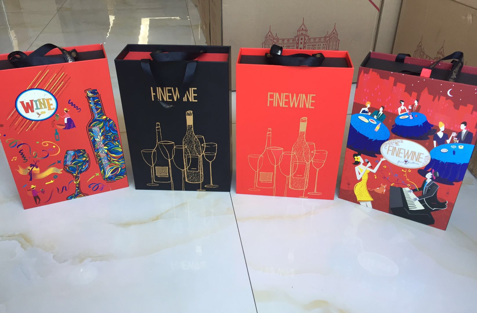 炫彩雙支酒盒圖片/炫彩雙支酒盒樣板圖 (1)