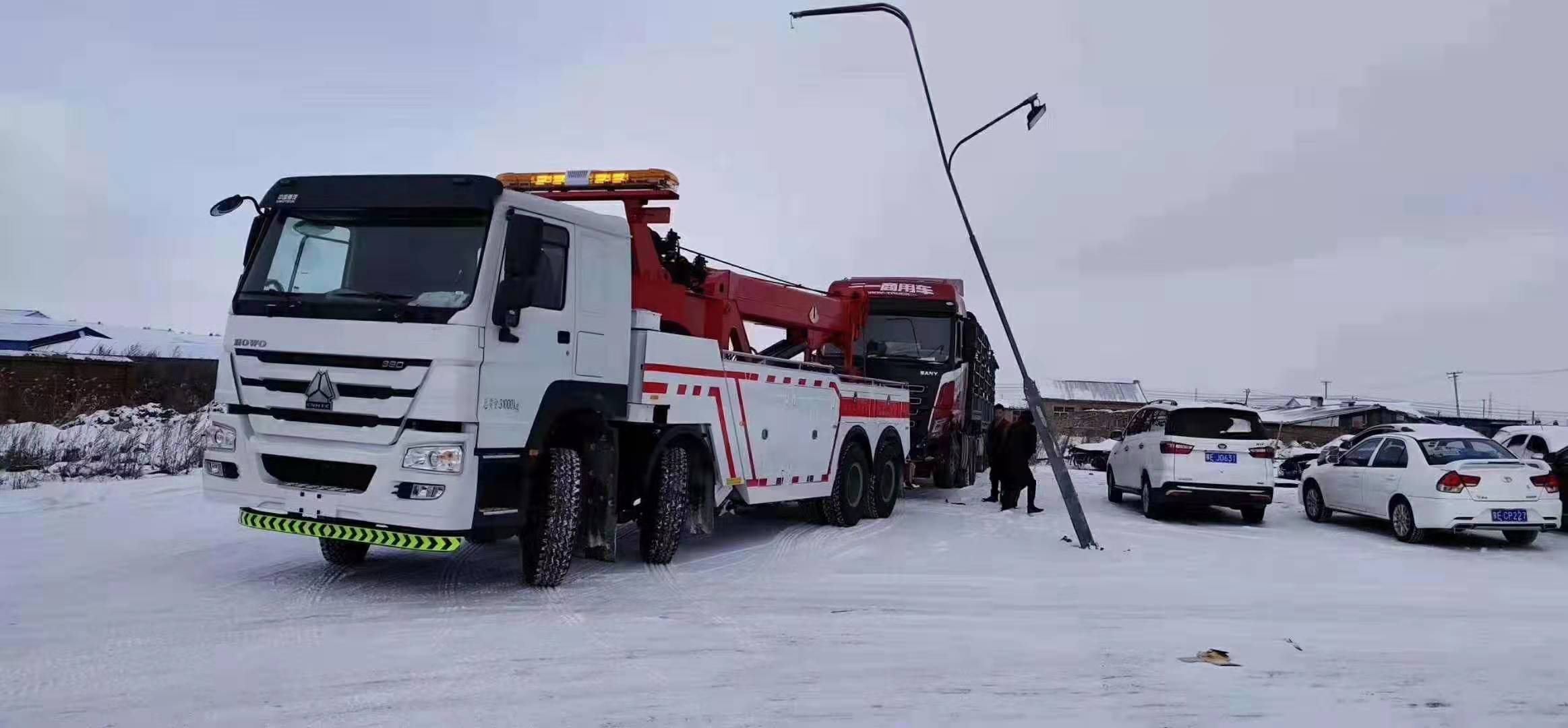 *后八拖吊聯體一拖一清障車價格