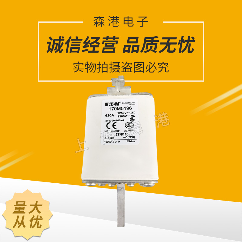 巴斯曼熔断器 170M5196全新现货质量保证690v