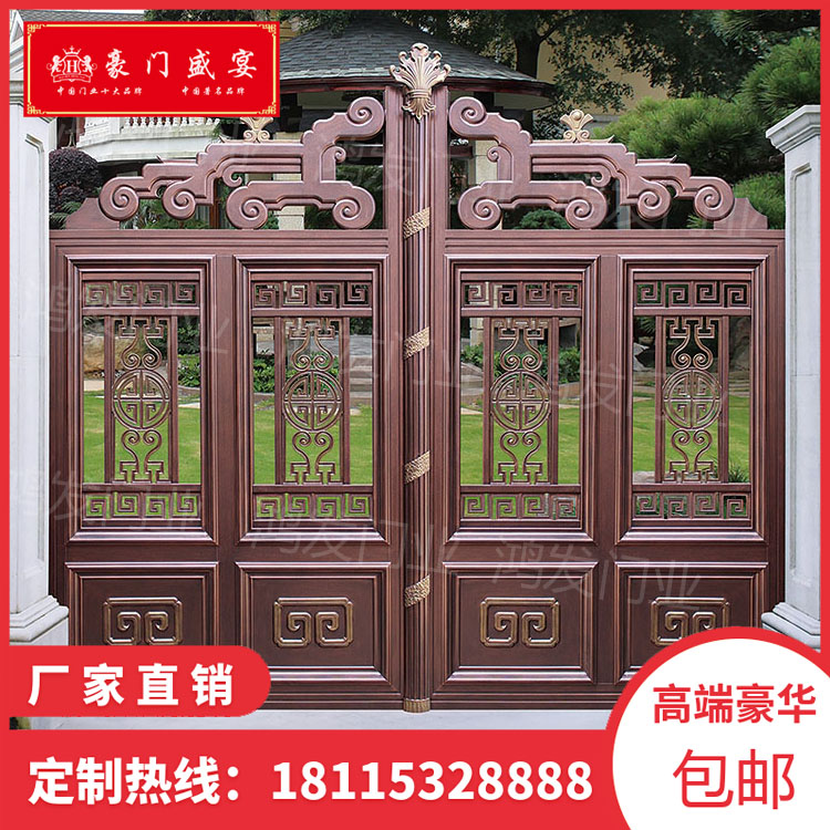 揚(yáng)州鑄鋁院門(mén)  院門(mén)選鴻發(fā)門(mén)業(yè)，*鑄造