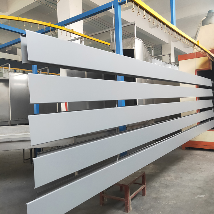 C型鋁扣板吊頂 10公分鋁條扣 灰色鋁合金條板