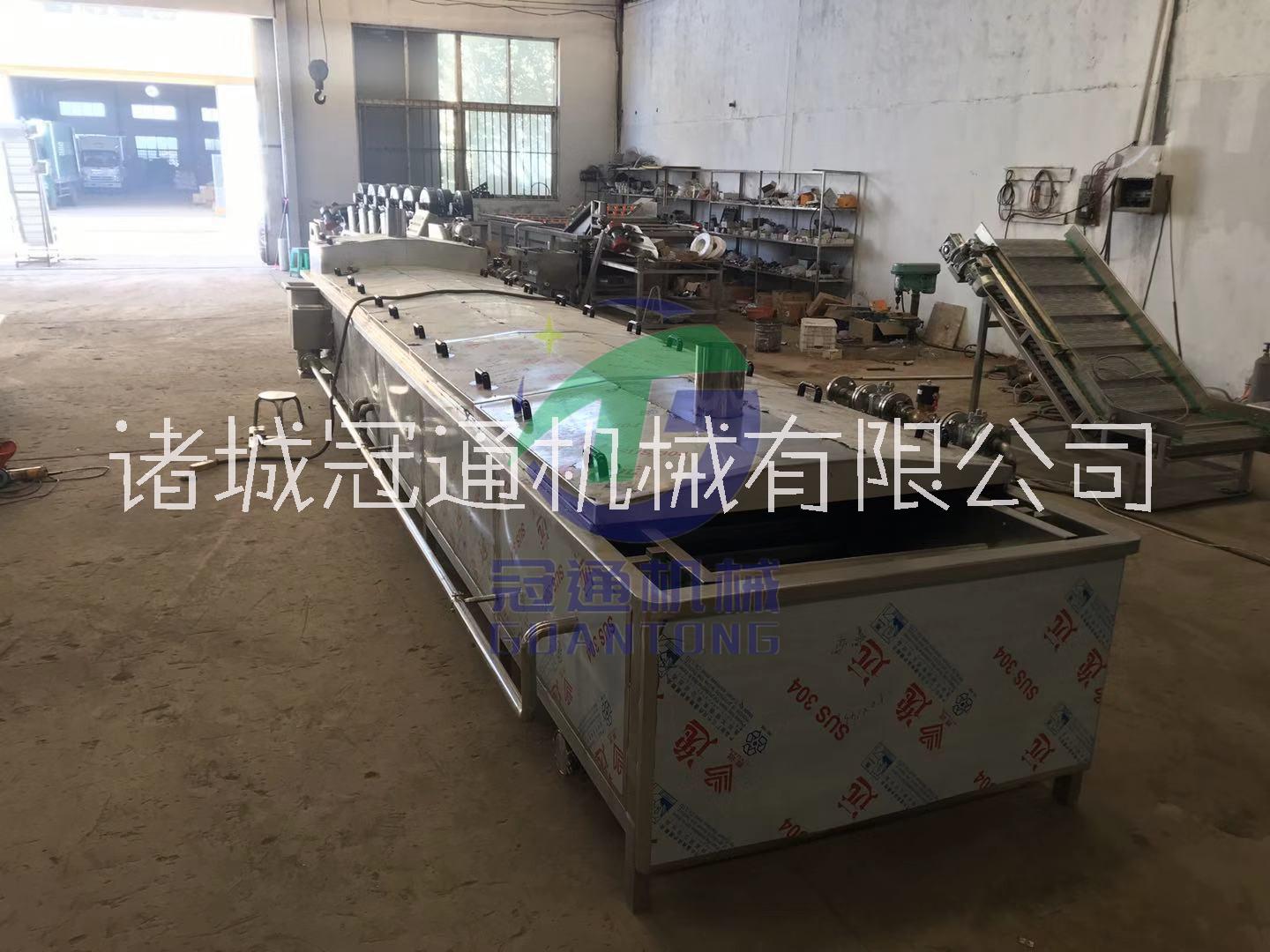 廠家定制秋葵漂燙機 漂燙預(yù)煮流水線 玉米漂燙設(shè)備選諸城冠通