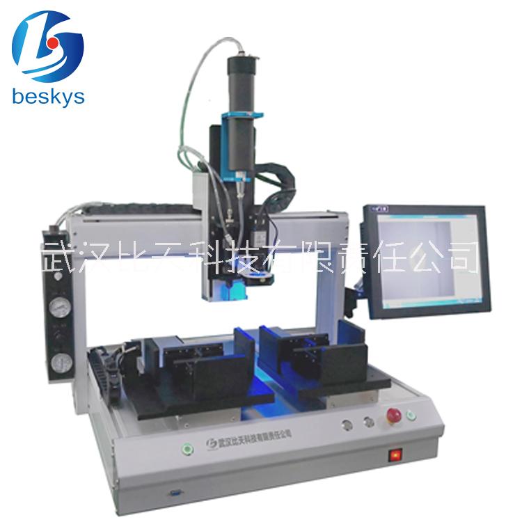 视觉引导双工位精密点胶机厂家优惠价 工件元器件PCB喇叭耳机开关连接器点胶厂家直销