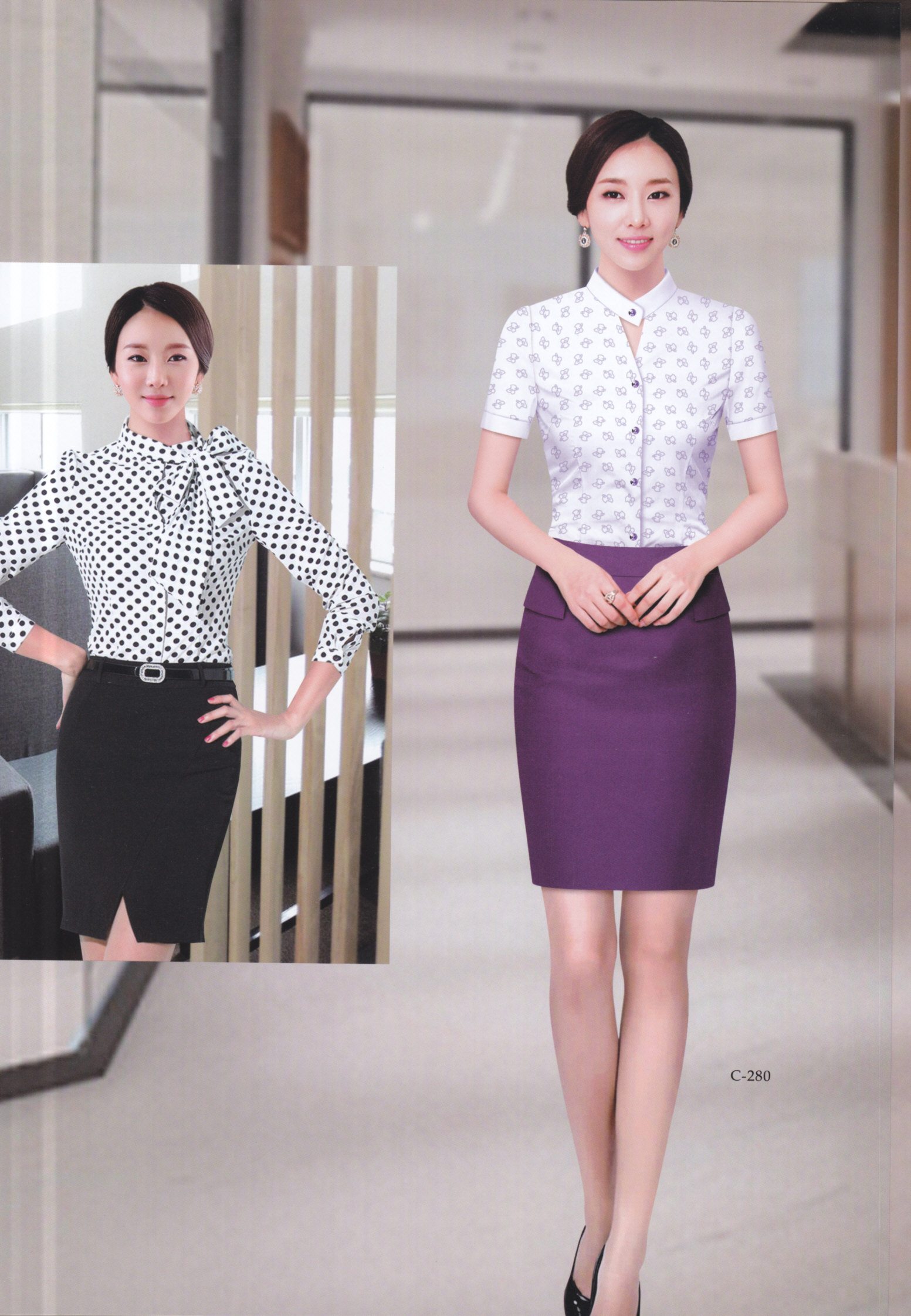 筠連縣酒店工作服襯衫半身裙廠家派