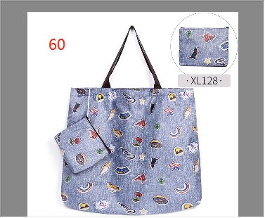 牛津布折疊購物袋圖片/牛津布折疊購物袋樣板圖 (2)