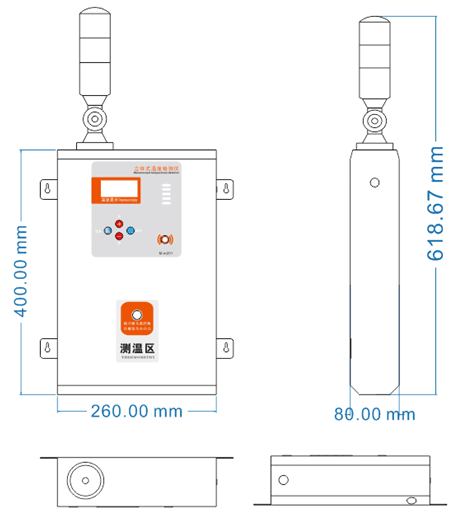高精度紅外線掛式非接觸式自動測溫圖片/高精度紅外線掛式非接觸式自動測溫樣板圖 (4)