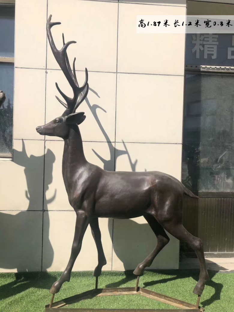 鹿雕塑圖片/鹿雕塑樣板圖 (2)