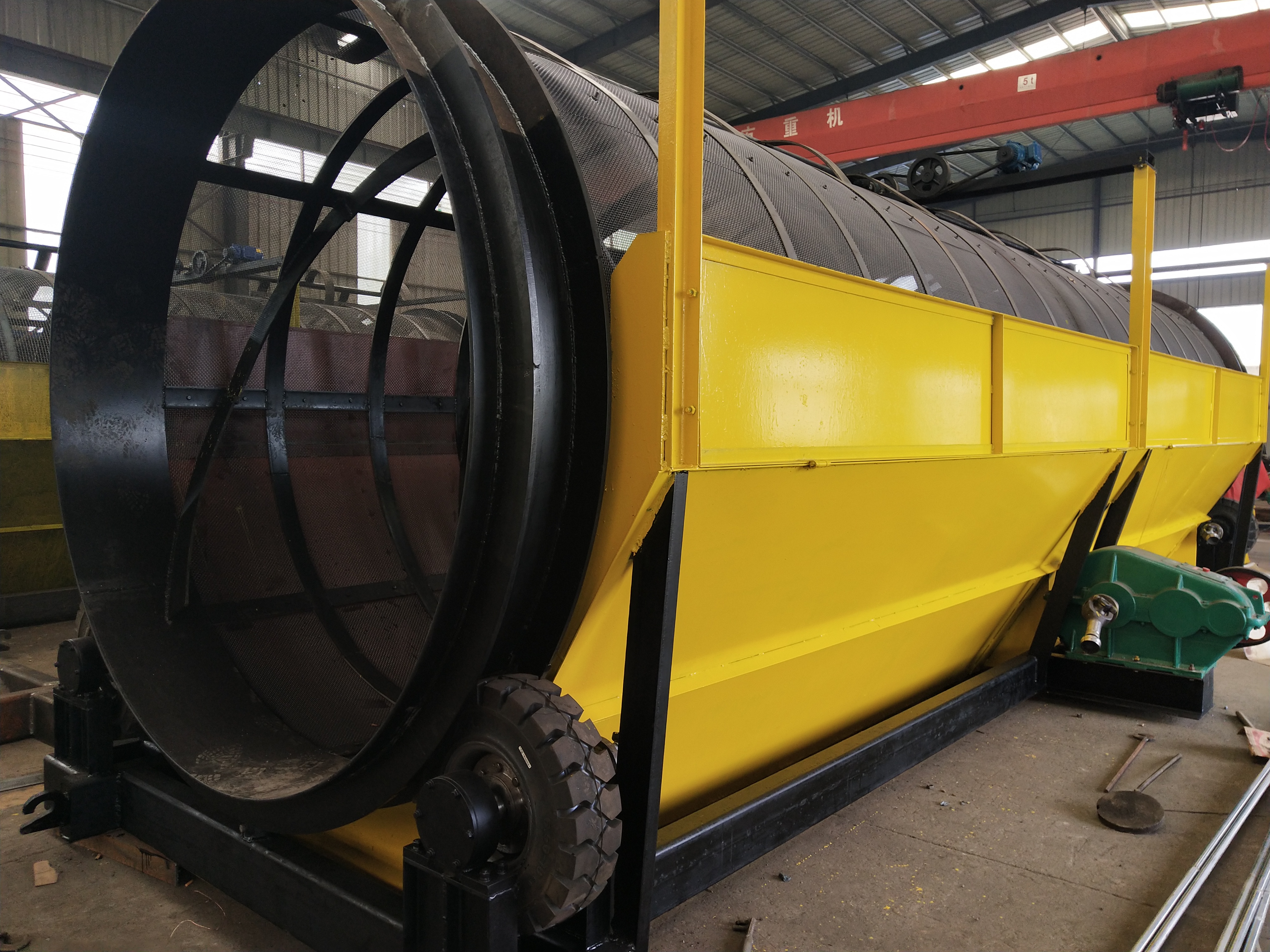 無(wú)軸防堵式滾筒篩，無(wú)主軸，防堵滾筒篩圖片