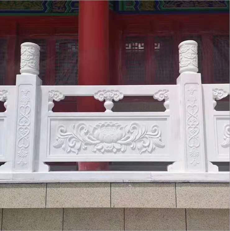 漢白玉石橋欄桿圖片/漢白玉石橋欄桿樣板圖 (1)