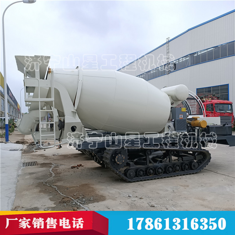 泥濘路段山區(qū)用履帶混凝土攪拌車圖片/泥濘路段山區(qū)用履帶混凝土攪拌車樣板圖 (2)