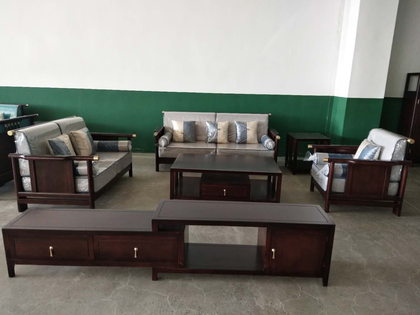 新中式沙發(fā)圖片/新中式沙發(fā)樣板圖 (1)