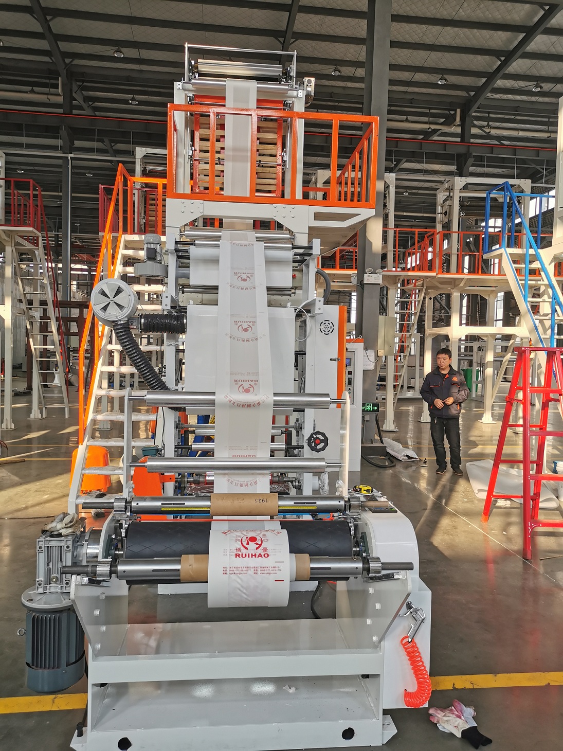 生物可降解印刷連線吹膜機組